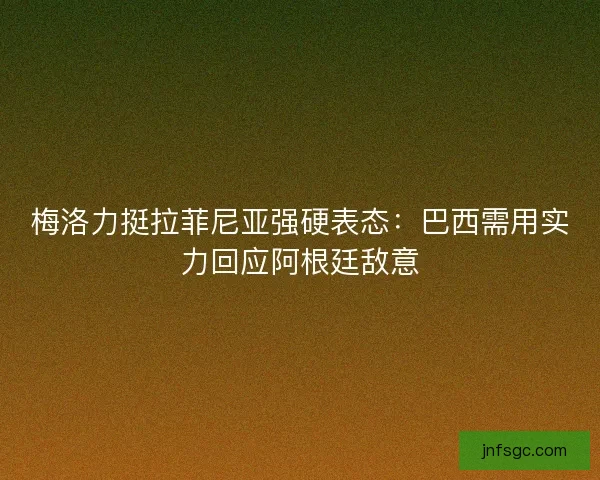 梅洛力挺拉菲尼亚强硬表态：巴西需用实力回应阿根廷敌意